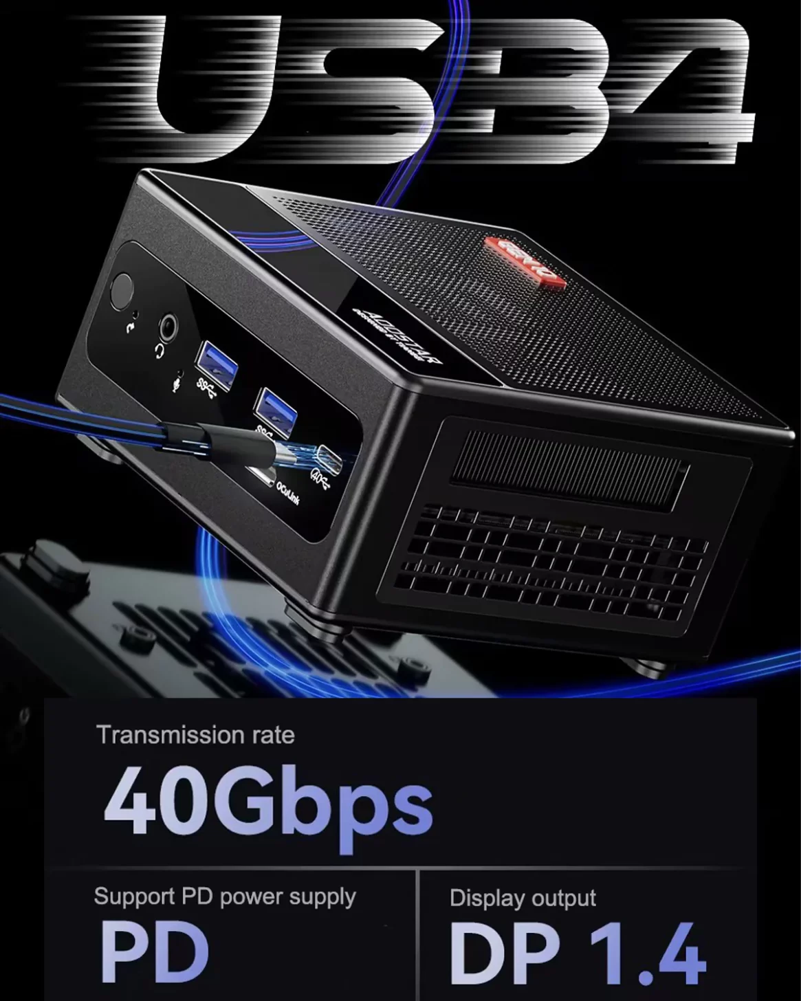 AOOSTAR 推出搭载Ryzen 7 7840HS 和 OCULINK 端口的超紧凑 GEM10 迷你电脑