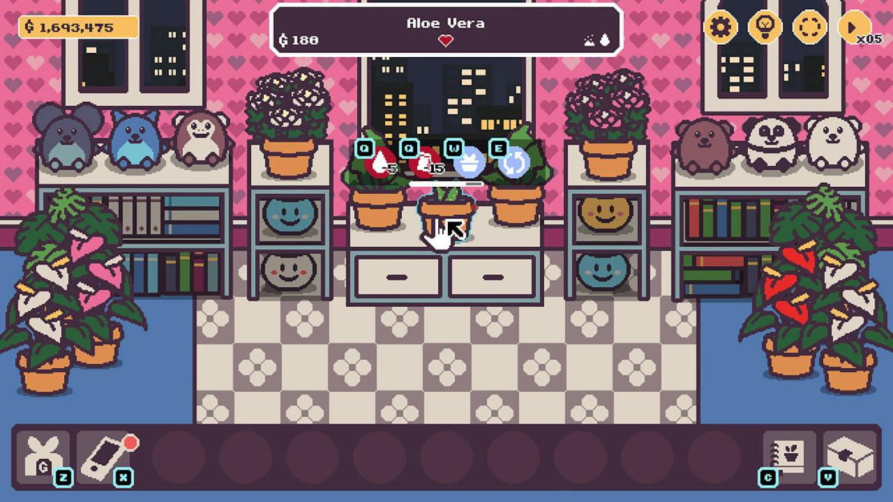 Steam像素沙盒Plantabi：Little Garden 培育90种植物打造小花园 模拟都市小农场
