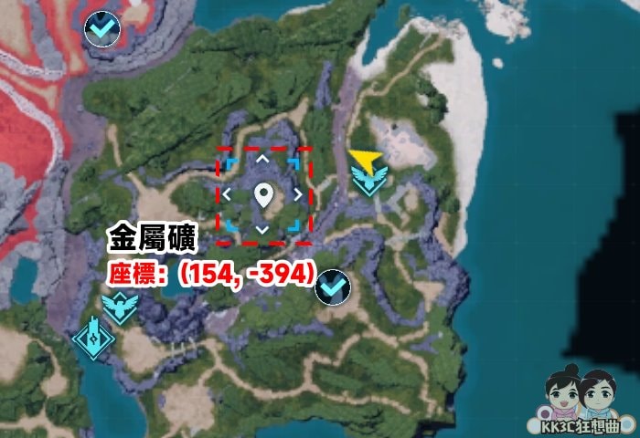 幻兽帕鲁大量金属矿、硫磺、石炭位置分享-09