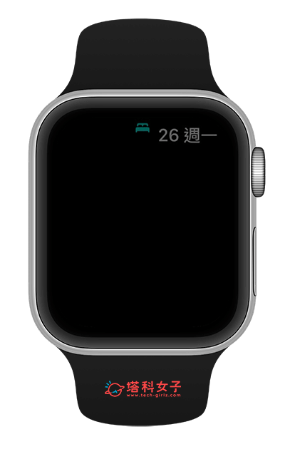 Apple Watch 睡眠模式的睡眠画面