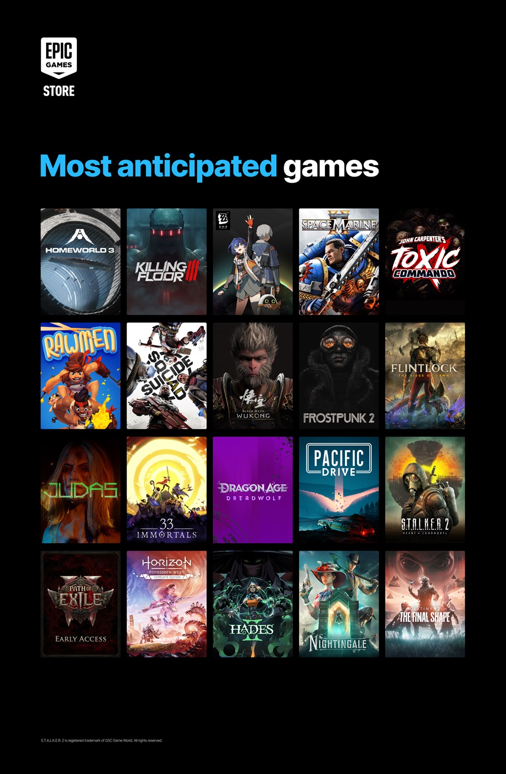 Epic Games Store 2023 年度回顾 公布送出免费游戏数量 - 掘金咖