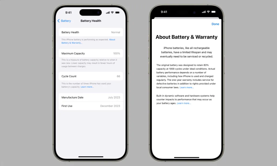 Apple延长iPhone 15标称电池寿命：1000次充电循环后仍能保持 80% 容量