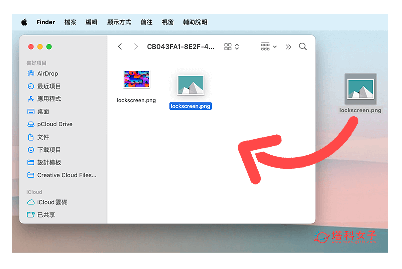 在不更换壁纸情况下更换 Mac 锁定屏幕背景：取代