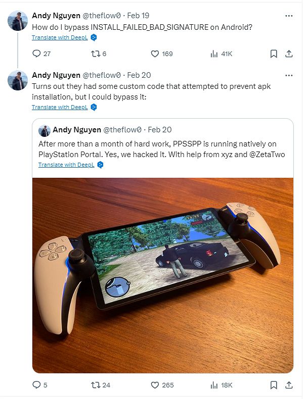 玩家破解PlayStation Portal云端掌机封印，宣称可成功独立运行PSP游戏