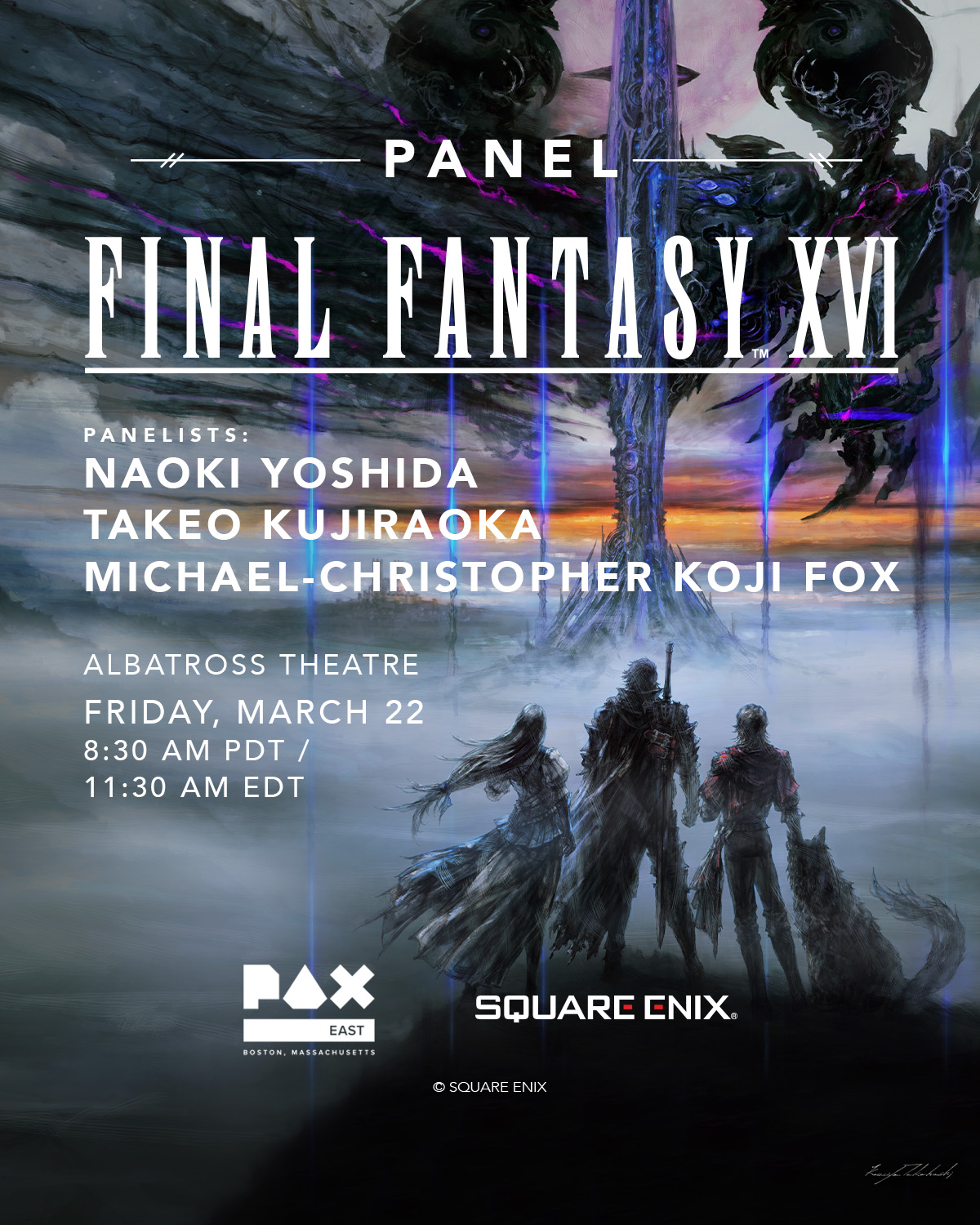 《最终幻想 14》&《最终幻想 16》确定将于 PAX East 2024 带来全新信息！