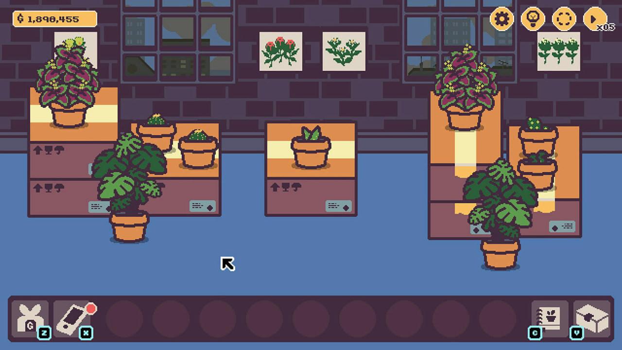 Steam像素沙盒Plantabi：Little Garden 培育90种植物打造小花园 模拟都市小农场