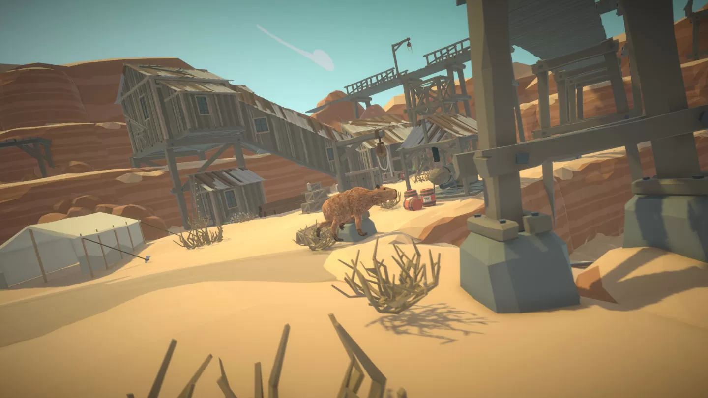 《Capybara：The story of Sisyphus》Steam 页面公开，化身懒惰水豚往最爱的山顶温泉前进
