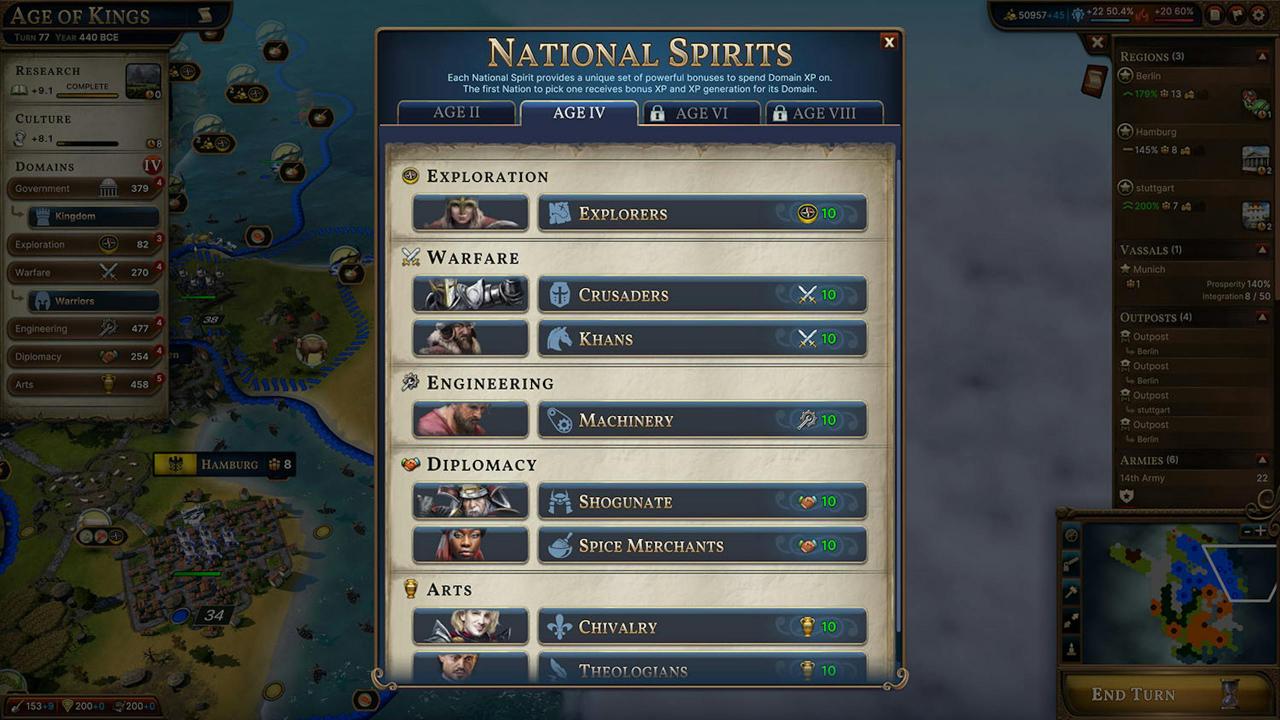 Steam回合策略4X游戏Millennia 从史前打到未来 还有架空历史和幻想科技