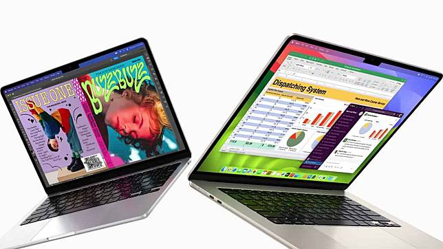 M3 版 MacBook Air 跑分 比 M2 版效能提升逾 20%