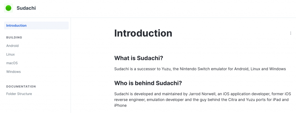 又有新 Switch 模拟器 Sudachi 推出，由 Yuzu 模拟器而来