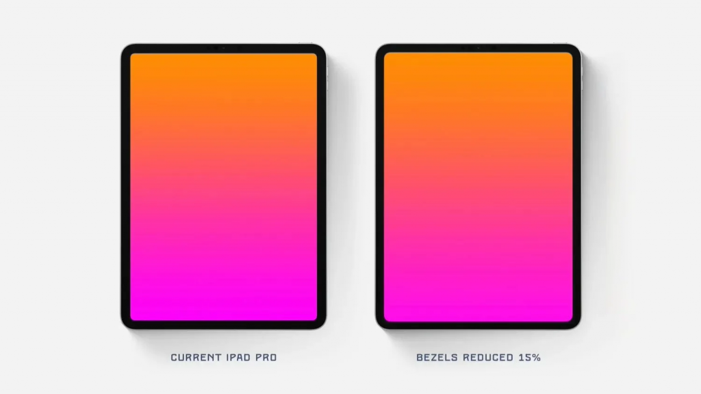 新 iPad Pro 2024 屏幕边框只有 7.08mm