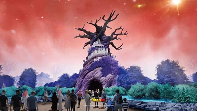 世界首个龙珠乐园选址沙地阿拉伯50万平方米+70米高神龙过山车
