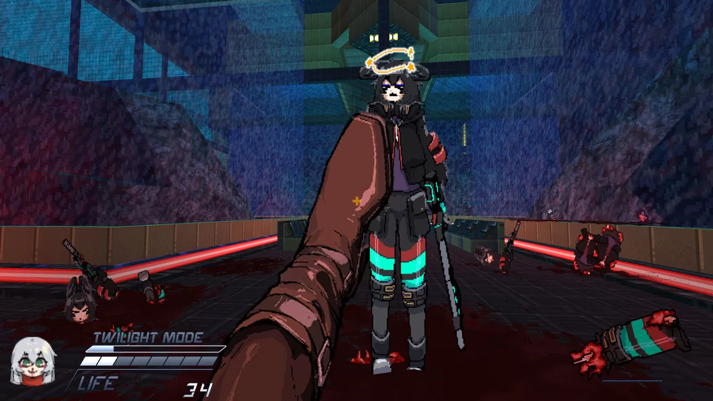 赛博庞克风格射击游戏《Twilight Manor：Roguelite FPS》Steam 发售日公开
