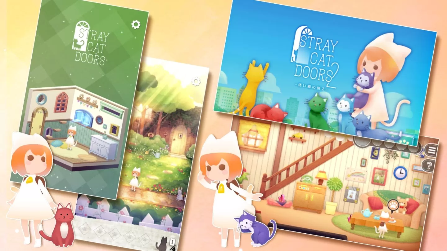 温馨解谜冒险《Stray Cat Doors》最新作品《迷途猫之门3》手机双平台上线