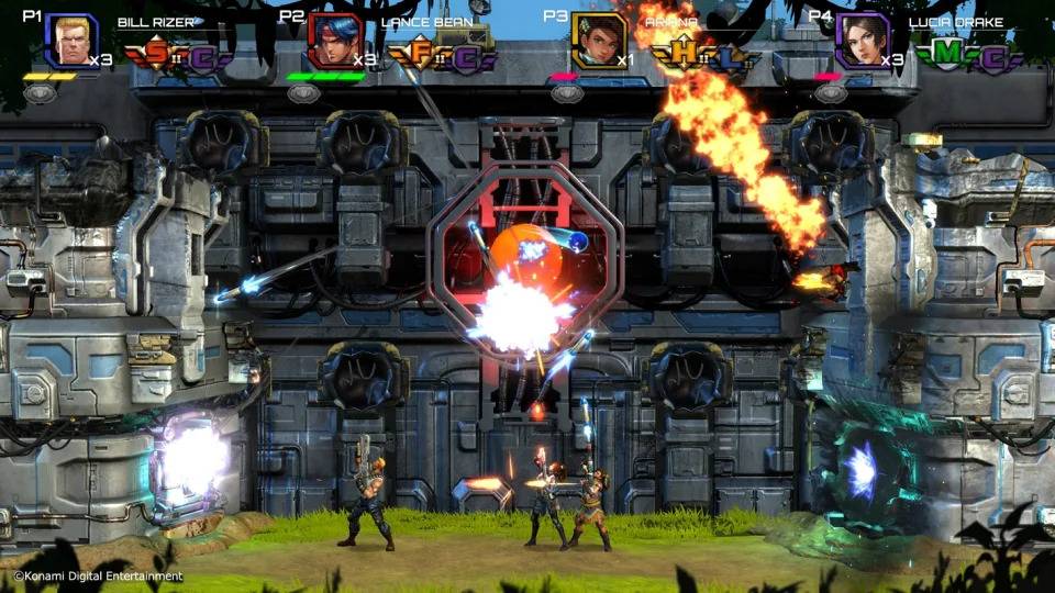 《CONTRA： OPERATION GALUGA》（来源：KONAMI官方提供）
