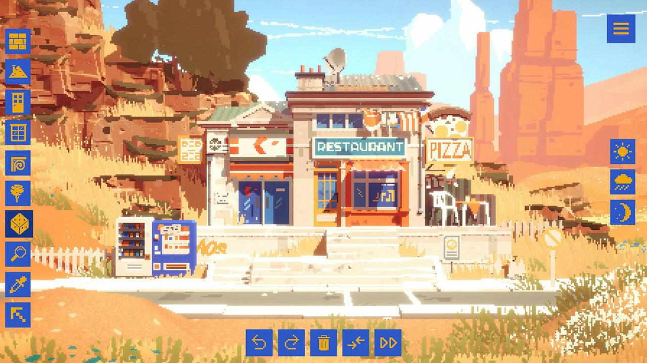 Steam小屋建造游戏Summerhouse 在各种地形无限制盖出梦想小屋 各种细节装饰是卖点