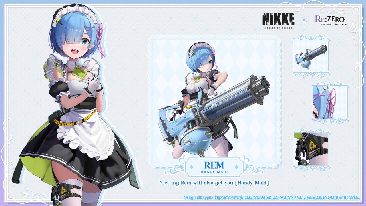 《NIKKE：胜利女神》联动《Re:从零开始的异世界生活》资讯释出！