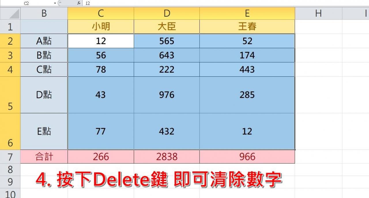 Excel删除资料如何保留公式？ 这方式一键清除不影响公式！