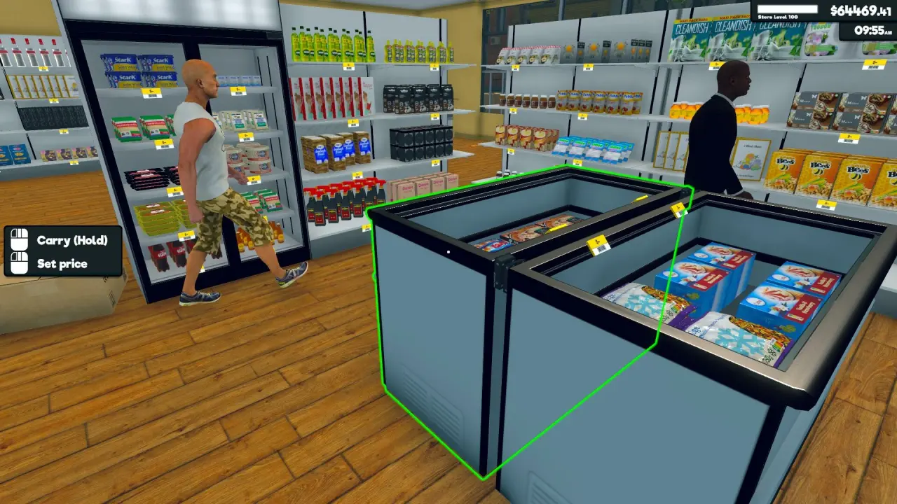 《Supermarket Simulator》商品陈列要规划好，不要影响客户购物动线