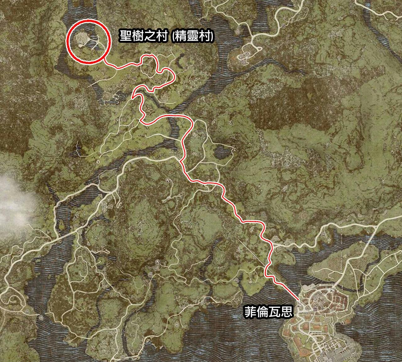 龙之信条2攻略心得：圣树之村精灵村地图位置、精灵语学习方式