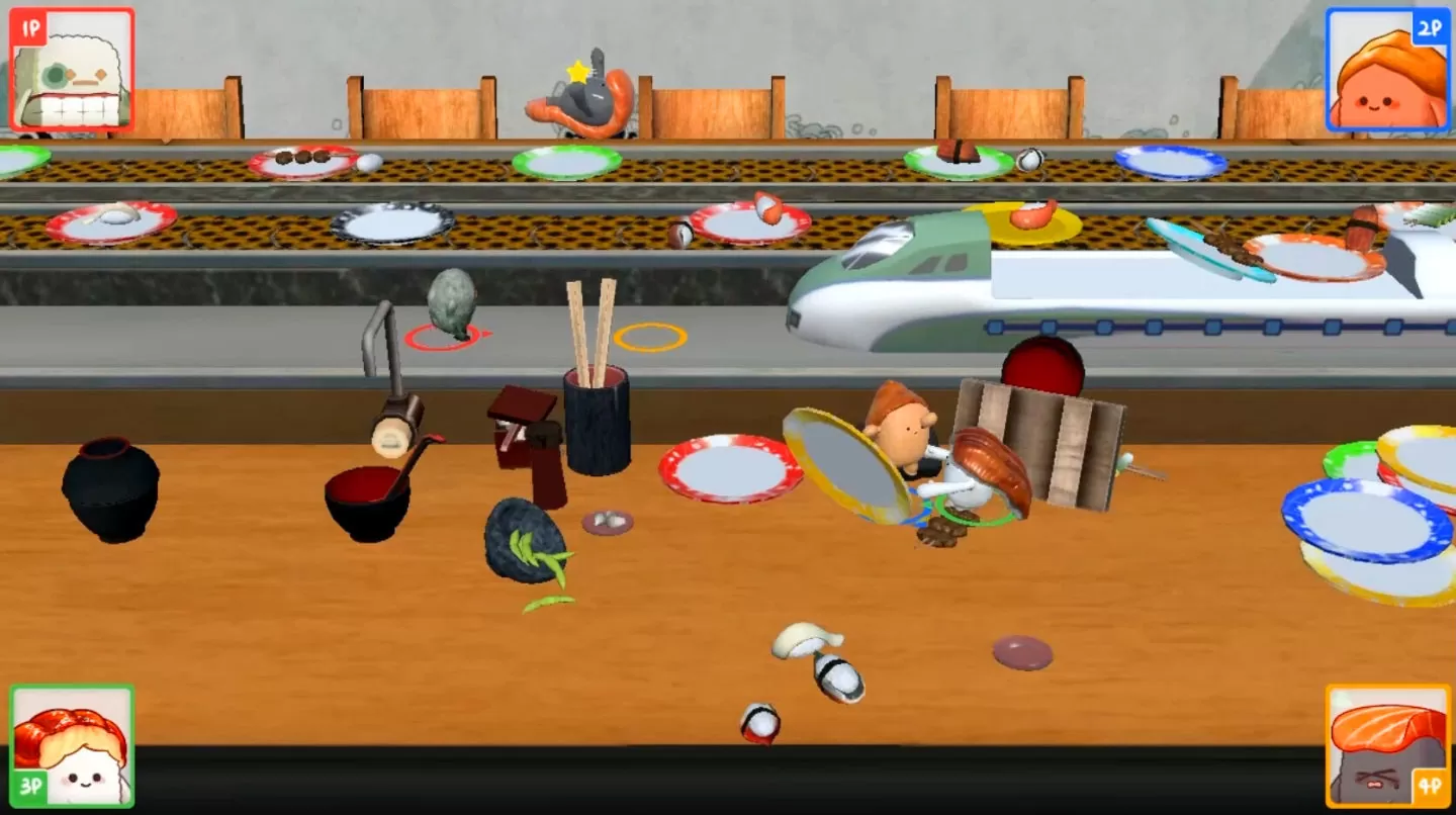 寿司大乱斗《Sushi Battle Rambunctiously》Nintendo Switch 版 3/14 抢先发售