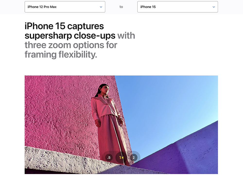 Apple 最新比较网页贴心列出「换掉老 iPhone 升级新机的各种理由」 - 掘金咖