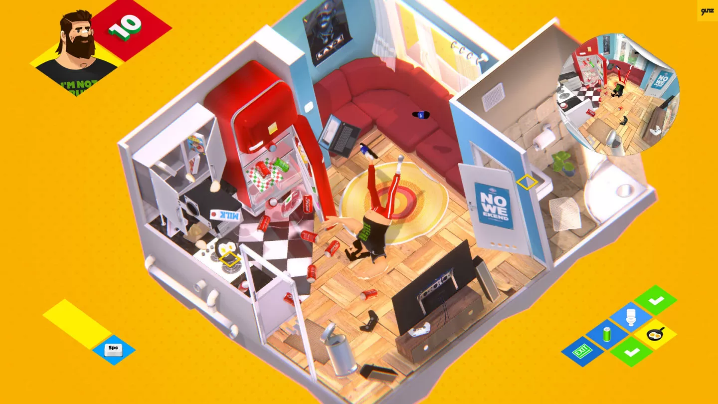 物理解谜新作《UNABLES》家机版即将发售，把这个慵懒至极的世界搞到翻天覆地吧！