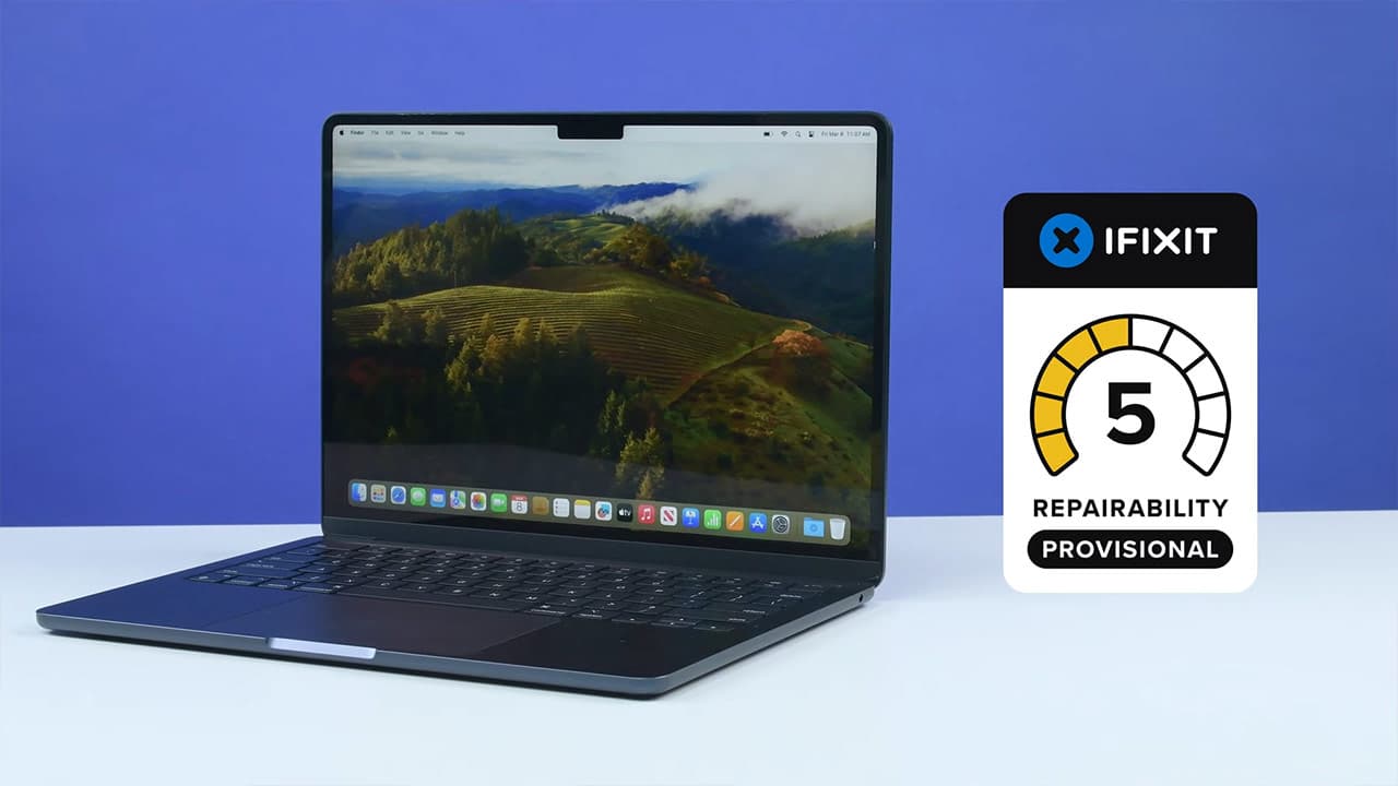 iFixit 替M3 MacBook Air 拆解报告：内部仅一处不同效能有明显提升