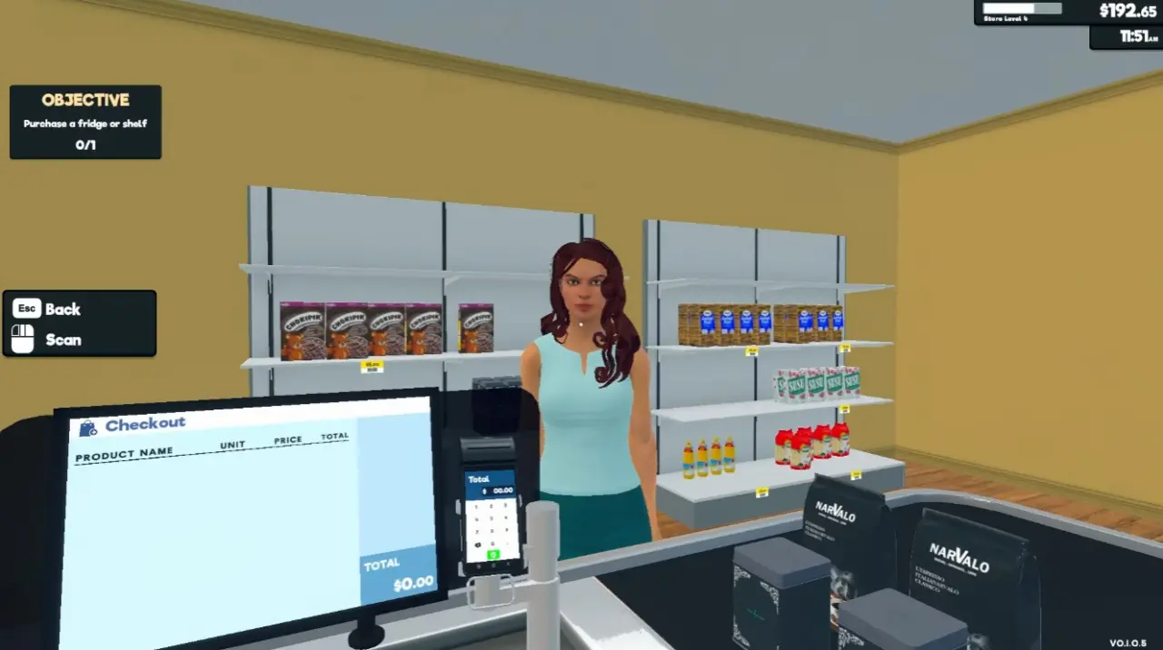 《Supermarket Simulator》结账时要特别注意避免亏钱