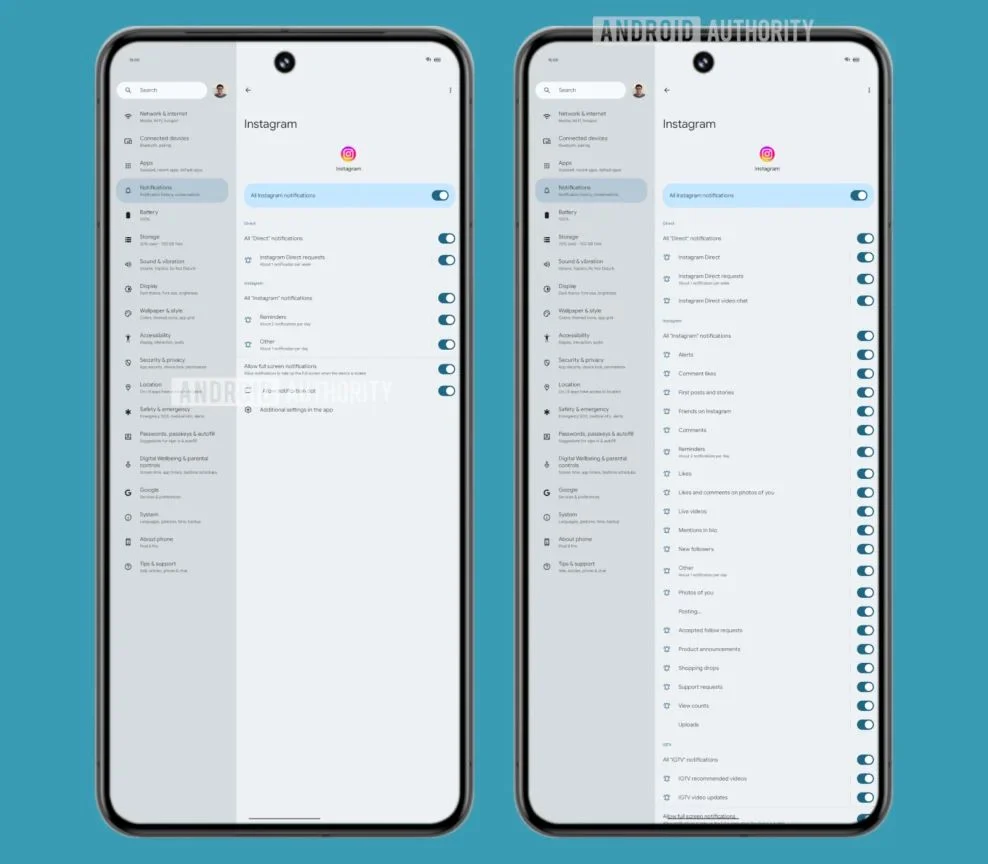 Android 15 通知系统小改，自动隐藏未使用的通知渠道