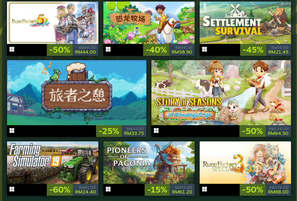 种田爱好者福音！Steam农场管理游戏节现已开始，超多种田游戏折扣火热来袭！