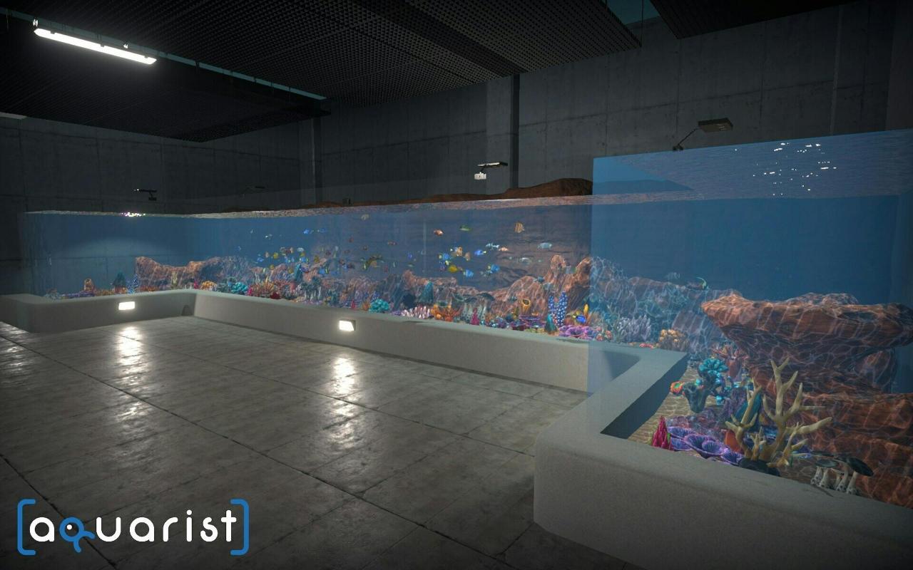 Steam水族箱建造Aquarist 经营水族馆打造水族缸 造景、鱼种选择全都自己来