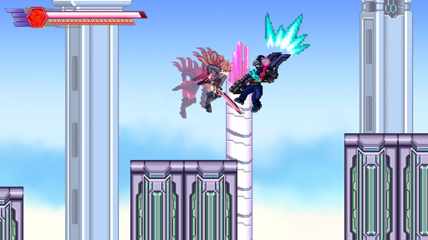 2D 横向卷轴动作《Virtua Unlimited Project 虚拟无限计划》Steam 发售日公开