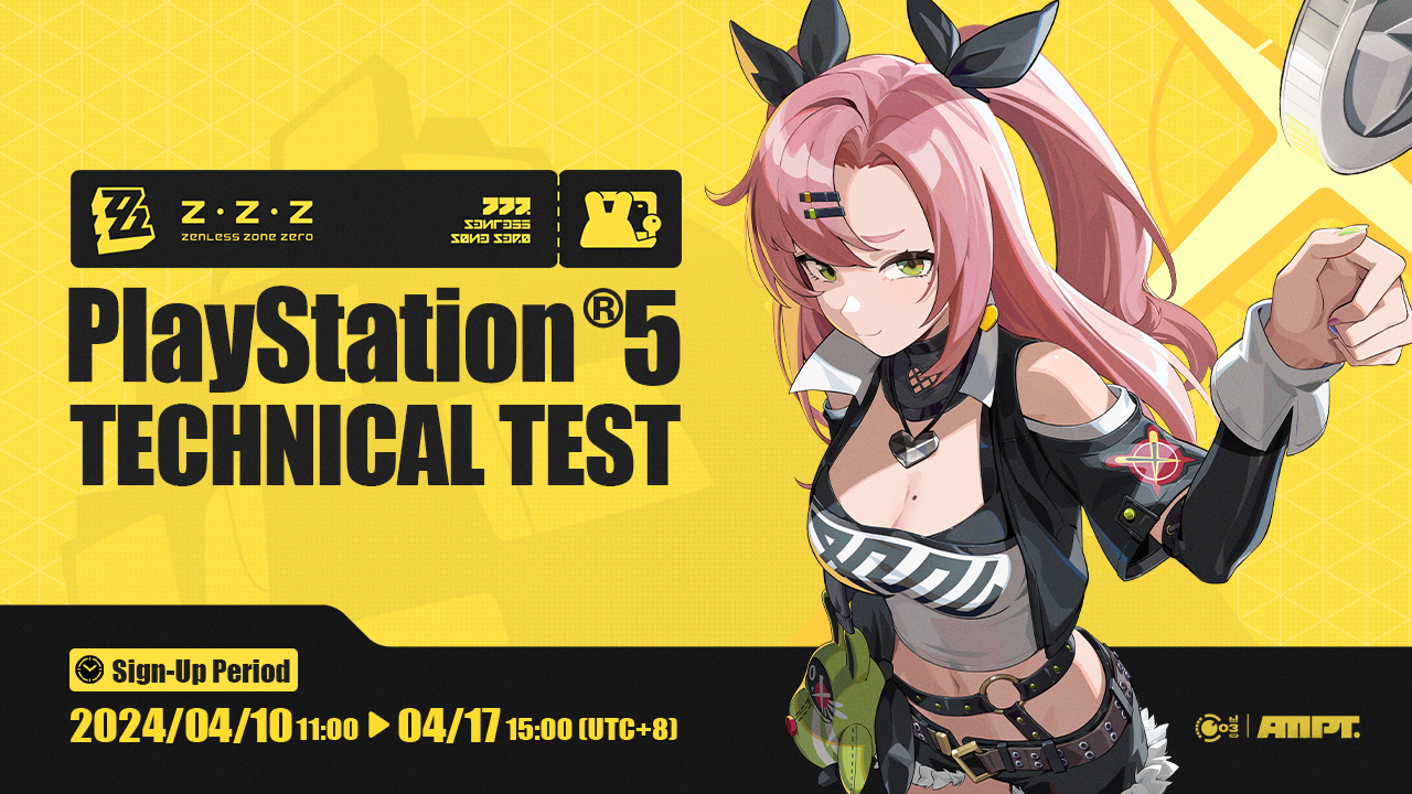 新作《绝区零》宣布即日起至 4 月 17 日开放 Playstation 5 技术测试招募！