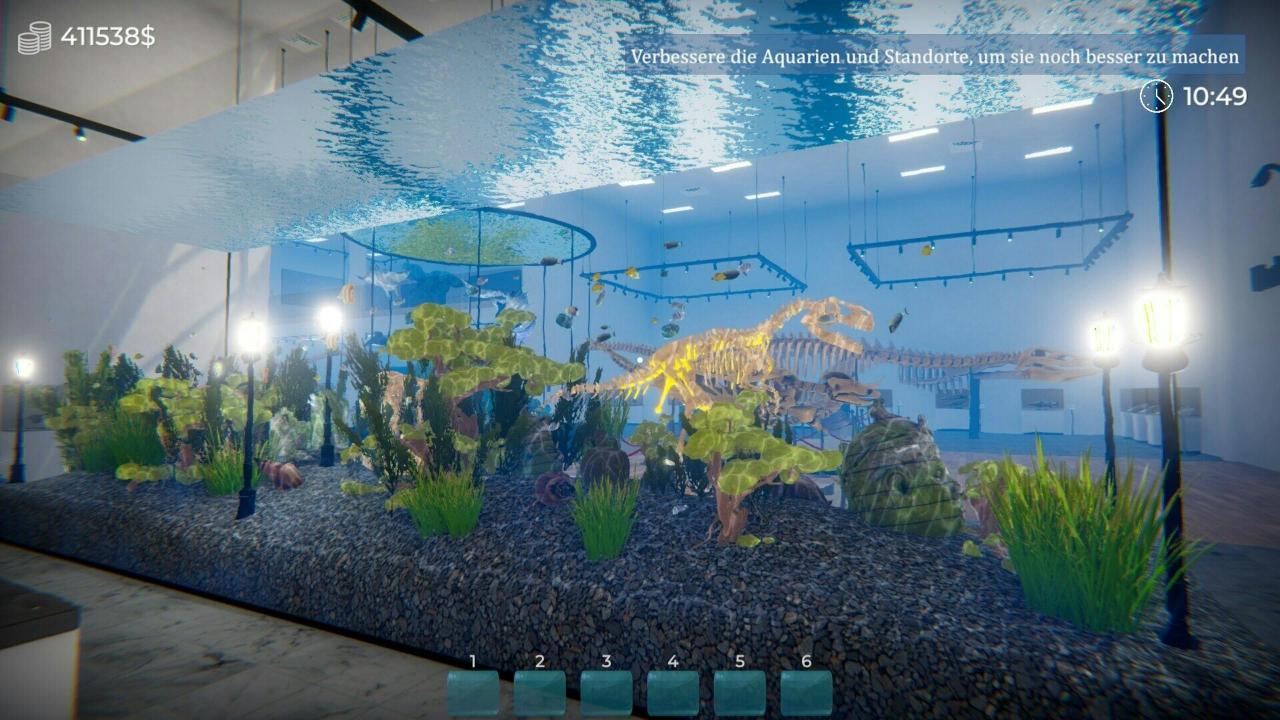 Steam水族箱建造Aquarist 经营水族馆打造水族缸 造景、鱼种选择全都自己来