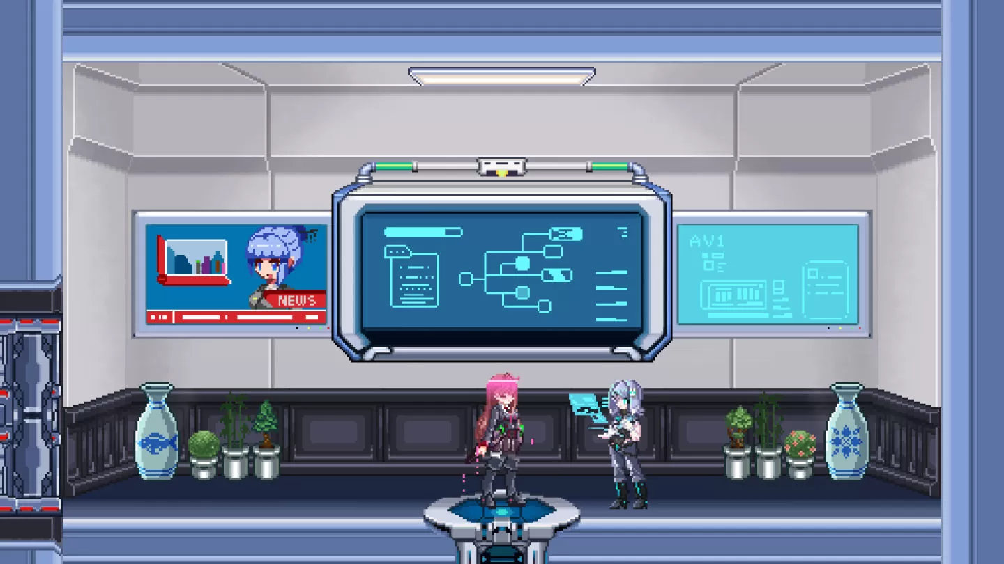 2D 横向卷轴动作《Virtua Unlimited Project 虚拟无限计划》Steam 发售日公开
