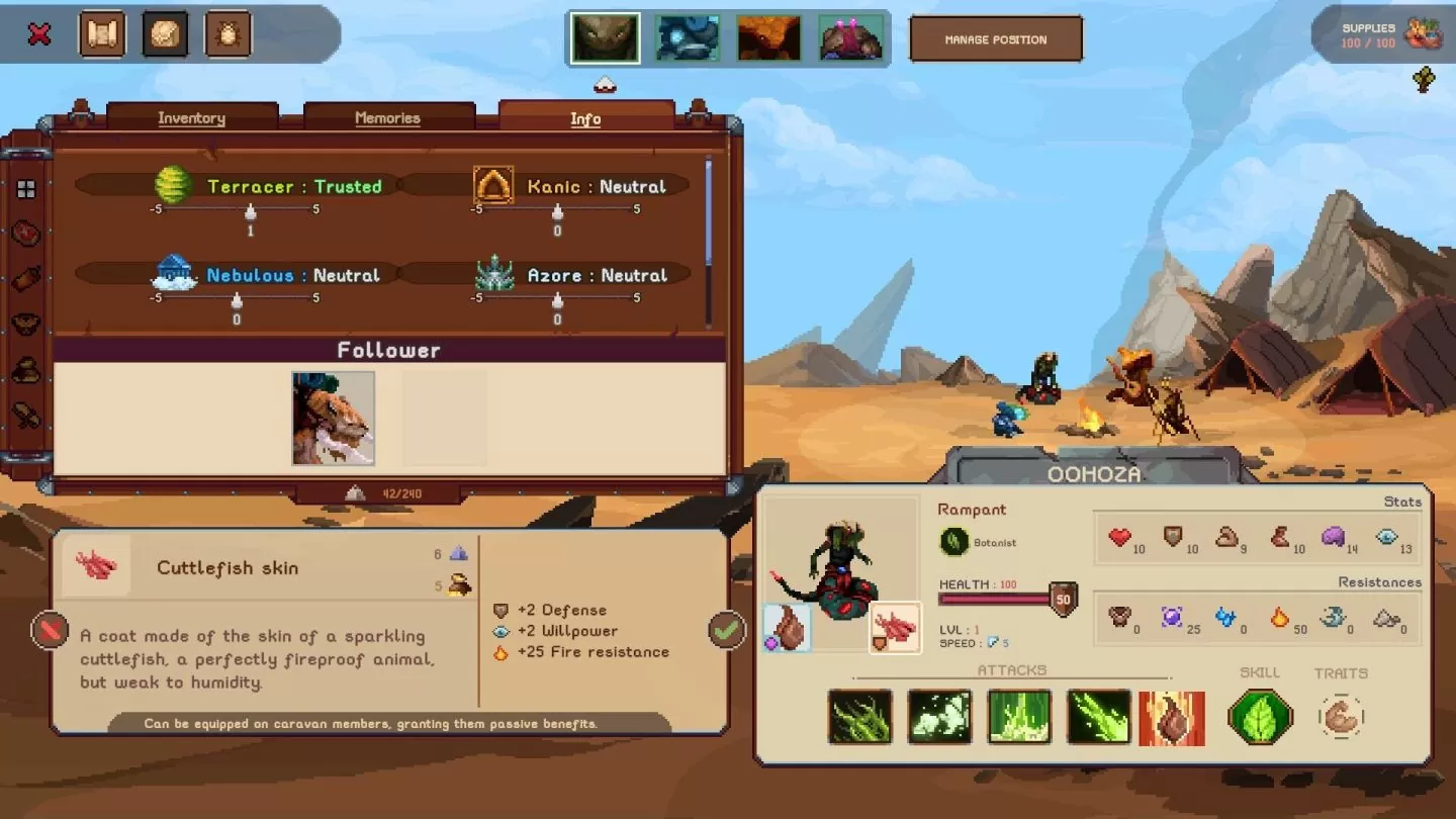 Roguelike 类型回合制探索冒险《Sandwalkers》demo 版 Steam 开放试玩