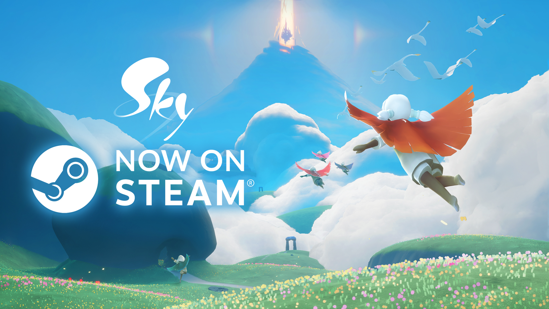 用更高画质畅玩！备受好评的社交冒险游戏《Sky 光·遇》现已正式登陆 STEAM 啦！