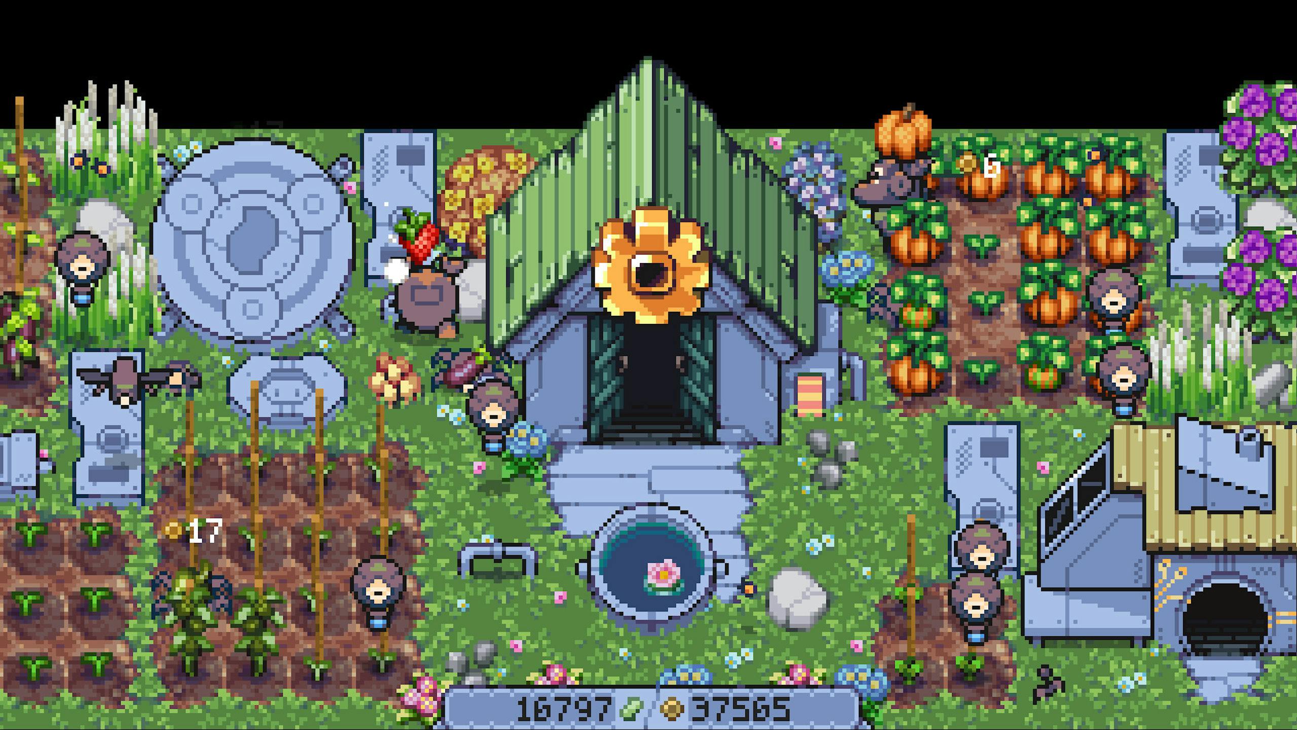 Steam放置型模拟农场Rusty's Retirement 上班用Windows底下则是你的农场