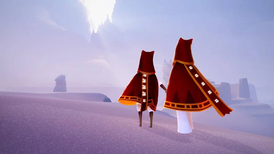 游戏内《风之旅人》主题装扮全平台上架 （来源：thatgamecompany官方提供）