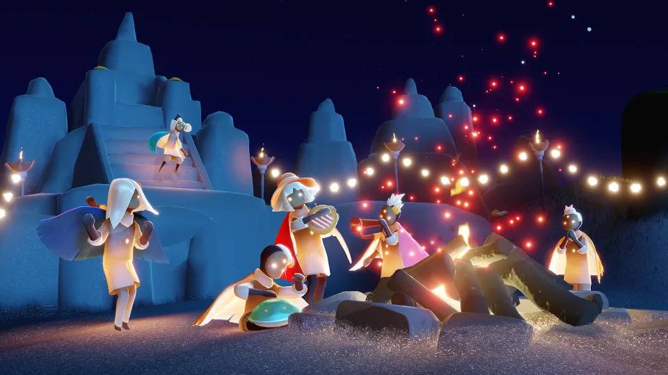 支持跨平台游玩与帐号进度同步的高画质游戏体验 （来源：thatgamecompany官方提供）