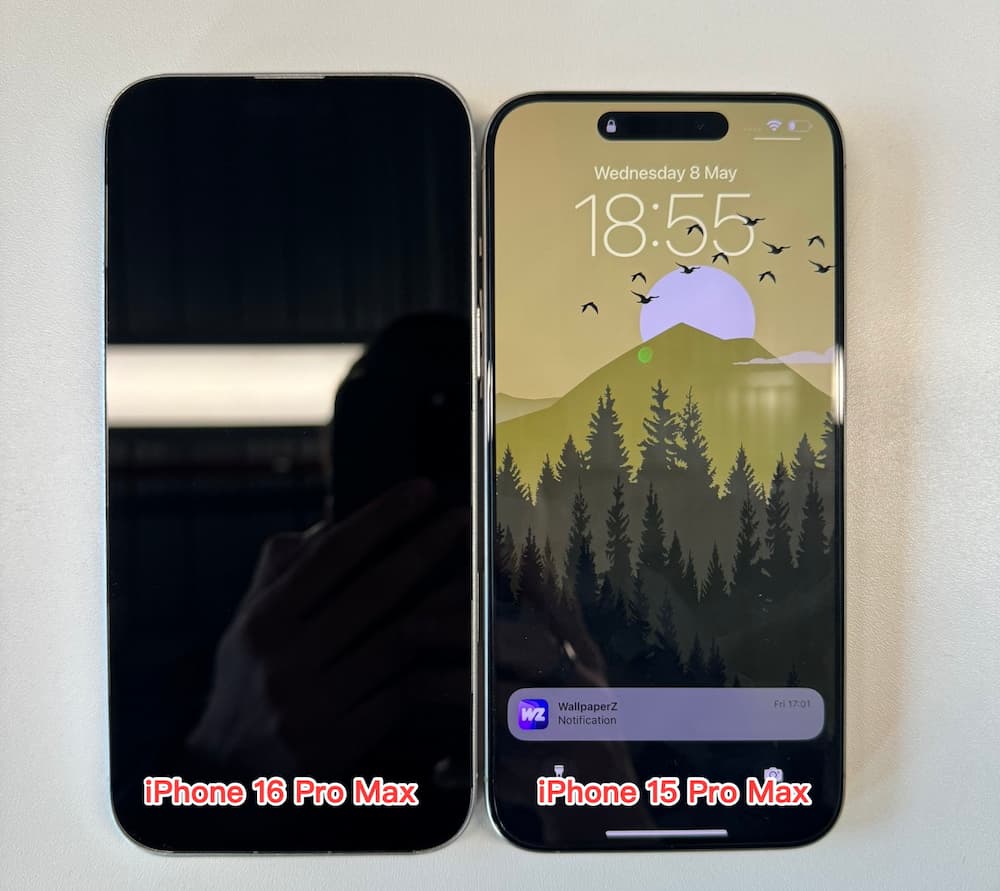 iPhone 16 Pro Max尺寸有多大？ 4张实机比较新旧款机身外观差异 1