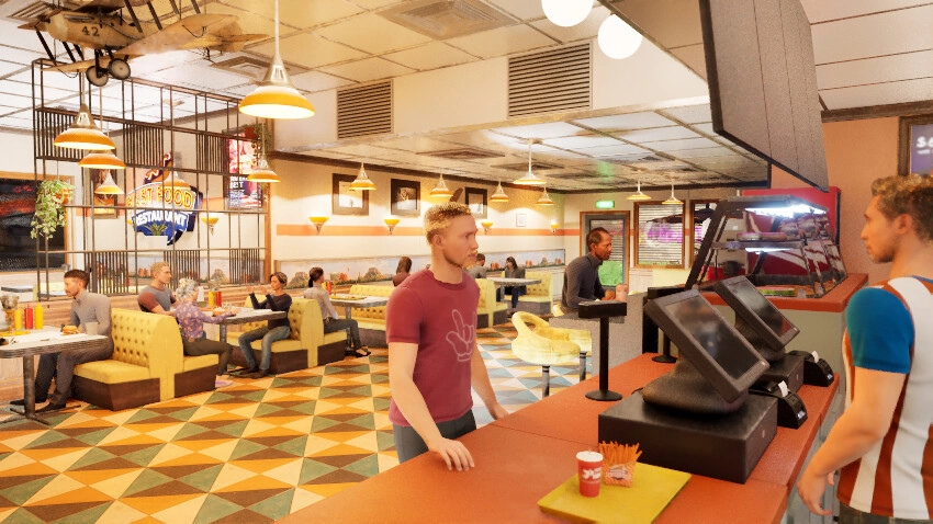 快餐店模拟器《Fast Food - Restaurant Simulator》Steam 商店页面公开