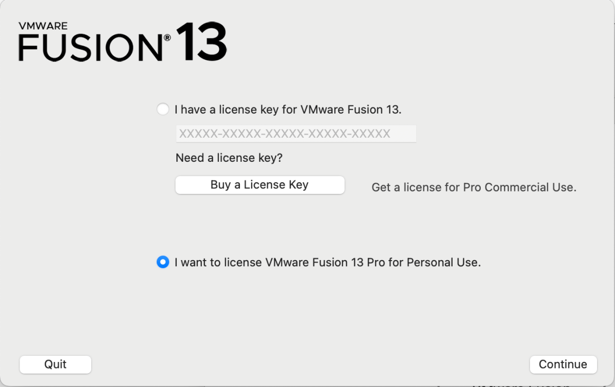VMware 免费提供 Fusion Pro 及 Workstation Pro，个人使用正式免费！ 05 7