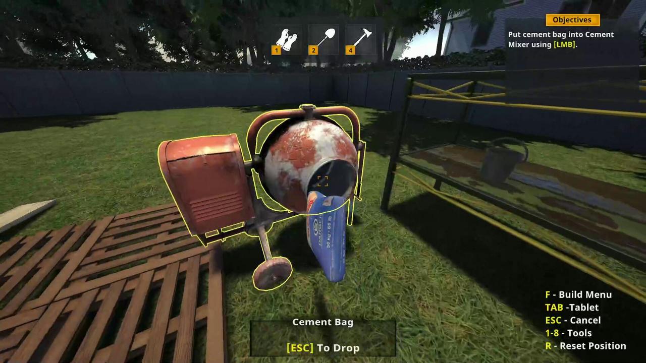 Steam基地建造模拟Bunker Builder Simulator 当工头盖地堡 挖坑、灌浆全都自己来
