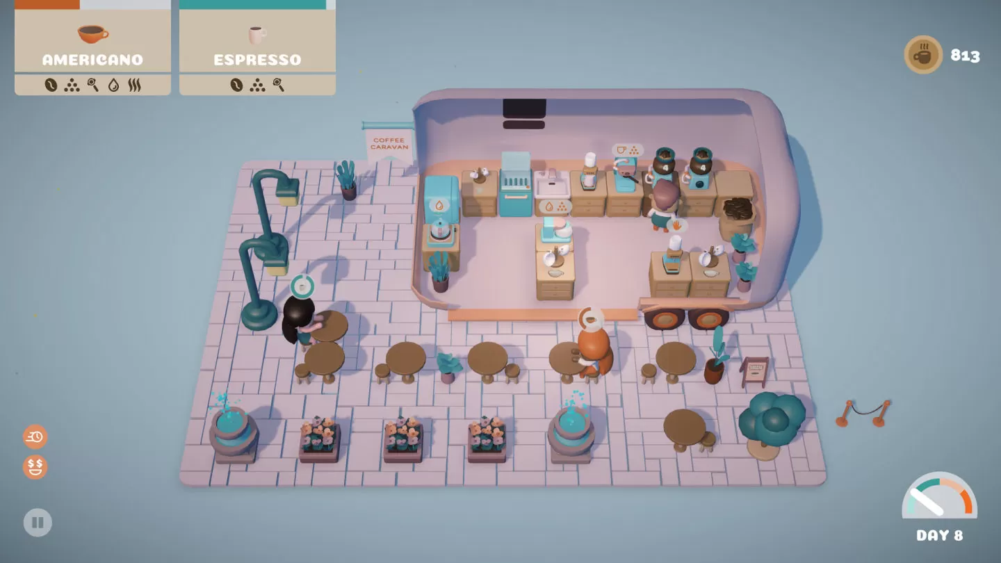 3D 模拟经营《Coffee Caravan 咖啡餐车》上架 Steam，打造独一无二的美味咖啡行动据点