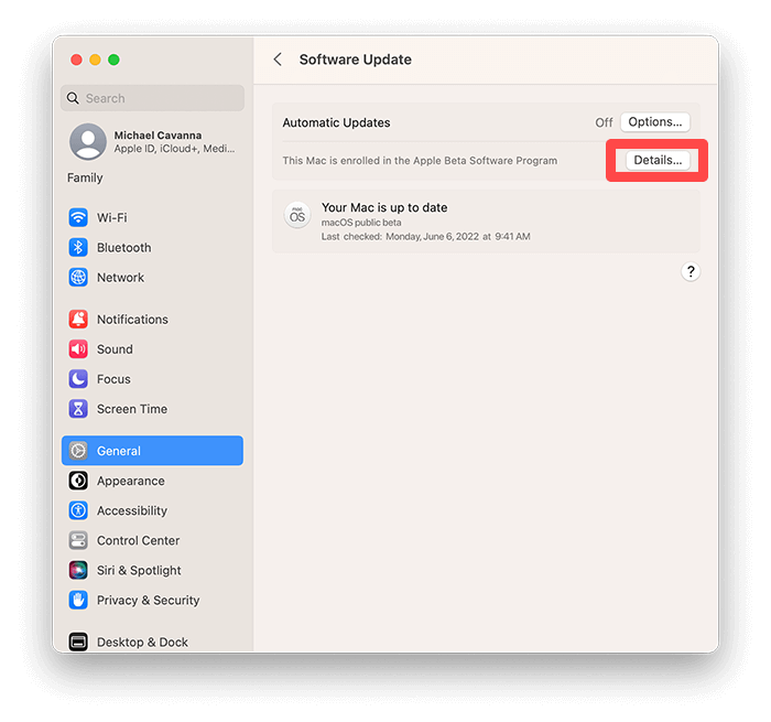 Mac 移除 Beta 测试版教程，将 macOS Beta 解除并安装正式版更新