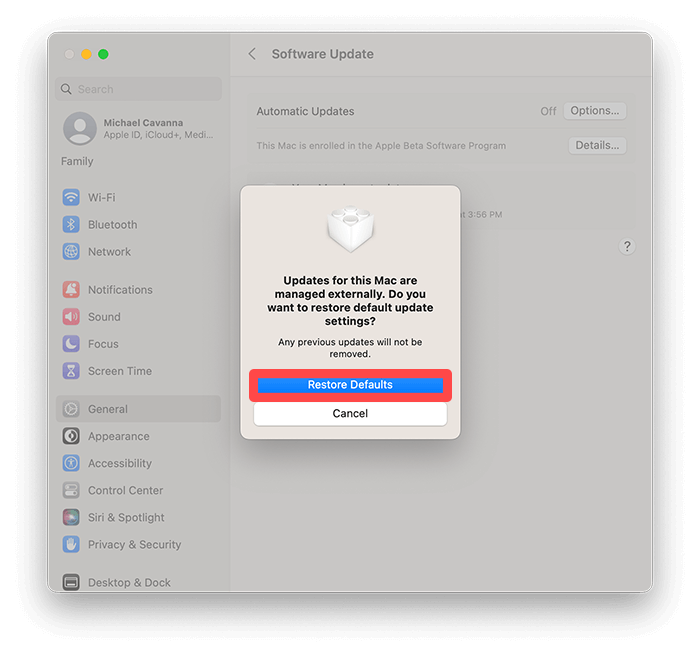 Mac 移除 Beta 测试版教程，将 macOS Beta 解除并安装正式版更新