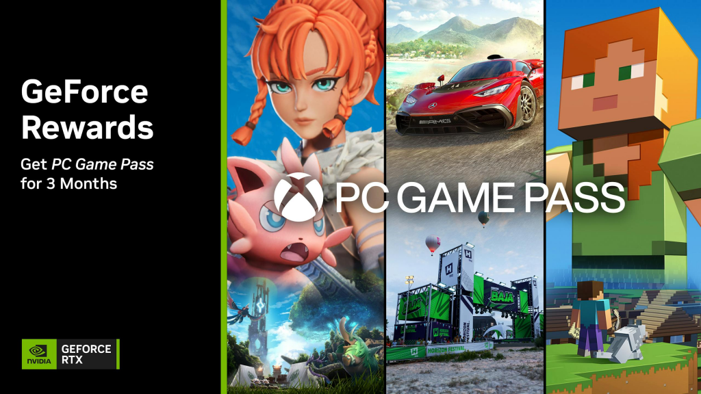 NVIDIA限时免费送3个月PC Game Pass 开个账号就能轻松领