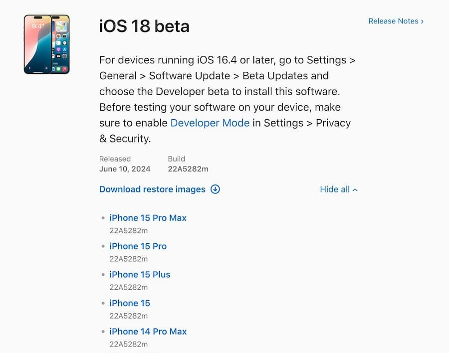 【iOS 18 Beta下载】iOS18测试版描述文件安装升级技巧教程